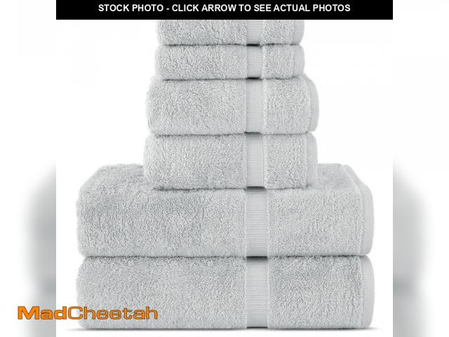 Lot 74-12214300 - Chakir Turkish Linens Luxury Spa and Hotel Quality Premium Cotton 6-Piece Towel Set (2 x Bath Towels...