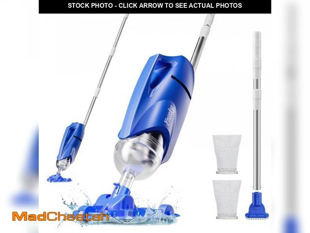 Lot 74-12512612 - 2025 Upgraded Handheld Pool Vacuum Cleaner for Above Ground &amp; Inground Pools - Cordless Pool Cle...