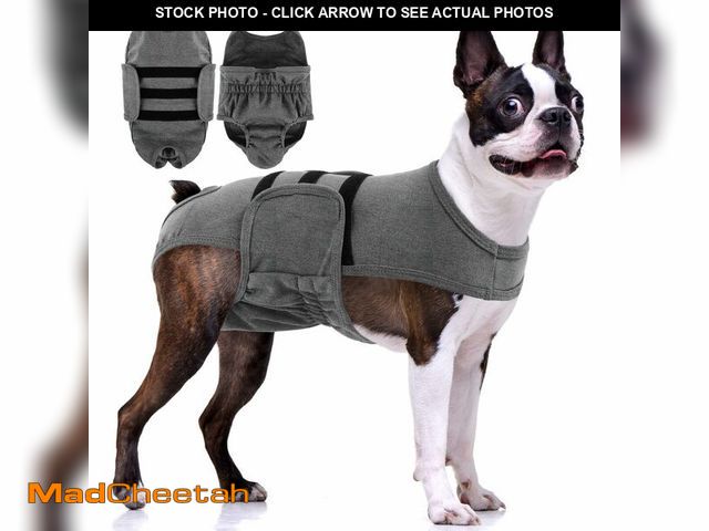 Lot 74-14271496 - PUMYPOREITY Dog Diaper with Suspender, Escape-Proof Anti-Harassment Garment for Heat Cycle, Incontin...