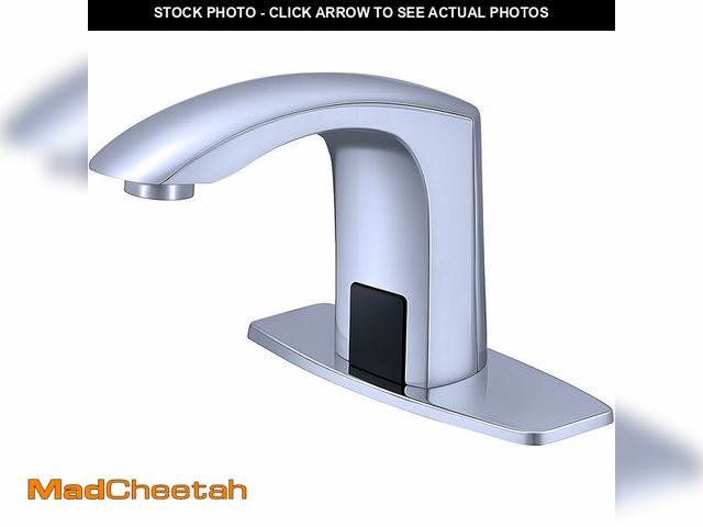 Lot 74-12714423 - Luxice Sensor Automatic Touchless Bathroom Sink Faucet Hot &amp; Cold Mixer Cover Plate Included Fau...