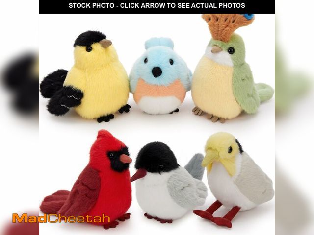 Lot 74-14478810 - Muiteiur Bird Stuffed Animal Set 6Pcs Soft Plush Toys, Stuffed Birds Kids - UNUSED