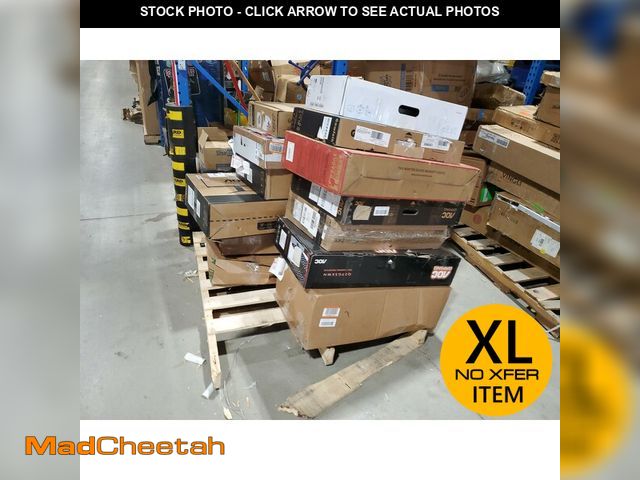 Lot 74-14355344 - MadCheetah 1 Pallet of 13 Salvage TVs/Monitors (Semi-Functional / Cracked / Damaged) TS 109322 *MUST...