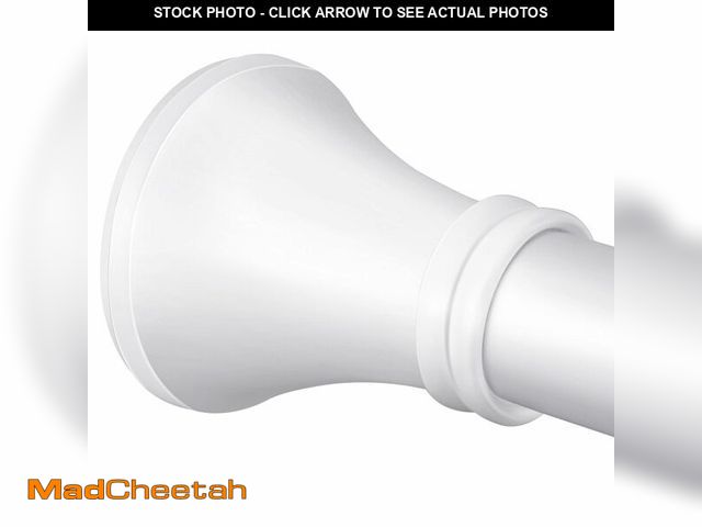 Lot 74-13576817 - YNL White Shower Curtain Rod 36-84 Inch(3-7ft), No Slip No Drill Stainless Steel Spring Tension Curt...