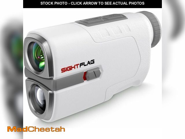 Lot 74-14267691 - Golf Rangefinder with Slope, 1300 Yards Laser Range Finder for Hunting, 7.5X Magnification Flag Pole...