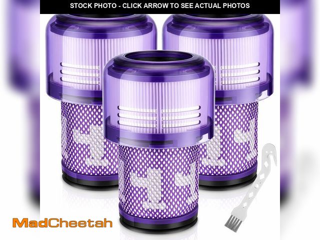 Lot 74-13720990 - V12 Filter Replacements for Dyson V12 Detect Slim, Detect Slim Animal, Slim+ Cordless Vacuum and V12...