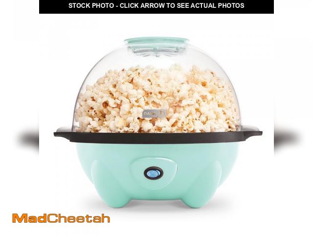 Lot 74-12525703 - Dash 4.5 Qt. Stirring Electric Popcorn Popper with Lid for Serving Bowl &amp; Convenient Storage, 18...