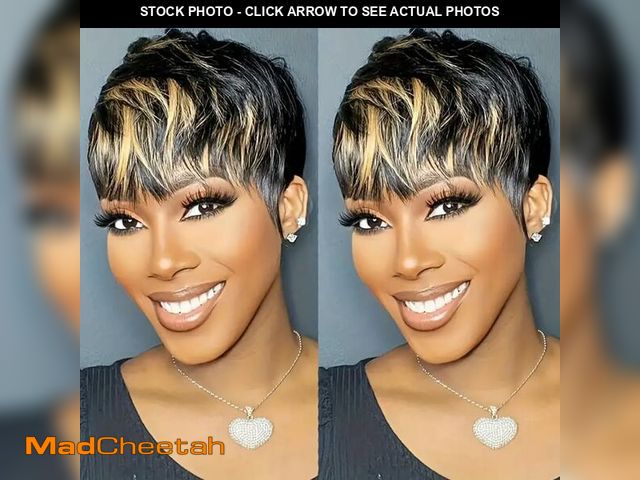 Lot 74-14378541 - Besteffie Pixie Cut Wig Human Hair Short Pixie Cut Wigs for Black Women Human Hair Glueless Pixie Wi...