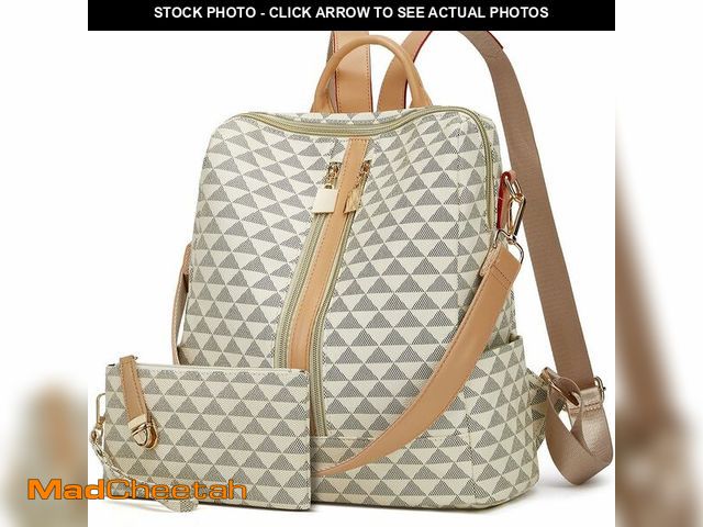 Lot 74-13571810 - Makes Backpack Purse for Women PU Leather Travel Satchel Handbag Convertible Design Bag with Purse 2...