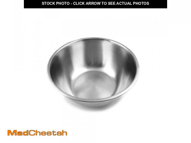 Lot 74-12155205 - Fox Run Large Stainless Steel Mixing Bowl, 10.75-Quart Metal Mixing Bowl - UNUSED