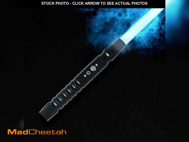 Lot 74-12887443 - KBASE Heavy Dueling Lightsaber for Adults, Galaxy RGB Light Saber with Infinite Colors &amp; 7 Sound...