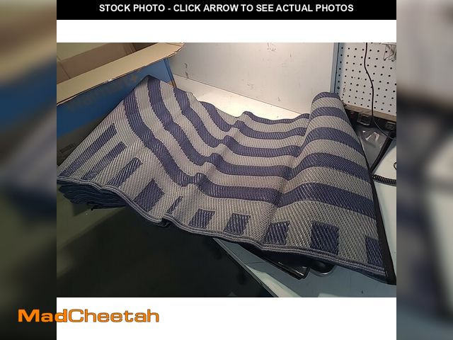 Lot 74-14352373 - 9'x12' Outdoor Camping Picnic Plastic Straw Rugs, Waterproof, All-Weather - UNUSED