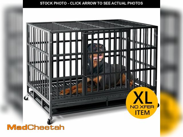 Lot 74-13116823 - Oranland 48 inch Heavy Duty Indestructible Dog Crate,2025 New Upgraded Reinforced Baseplate for Larg...