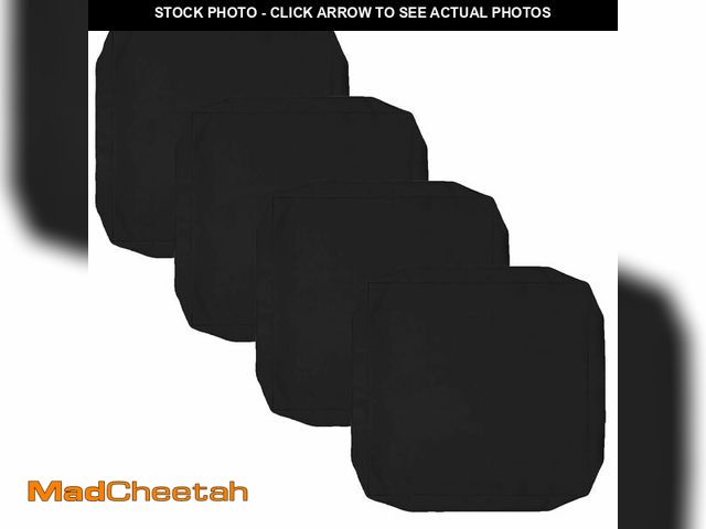 Lot 74-13573017 - Oslimea Outdoor Cushion Covers Replacement 25x27 Waterproof Patio Furniture Cushion Seat Cover 4 Pac...