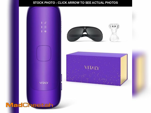 Lot 74-12713203 - IPL Laser Hair Removal Device For Women: Permanent Hair Removal With Ice-Cooling Care Function, to 9...