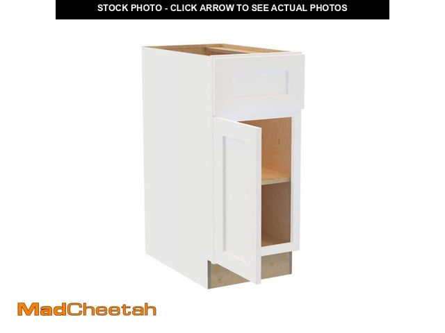 Lot 74-12811105 - Home Decorators Collection Newport 15 in. W x 24 in. D x 34.5 in. H Assembled Plywood Base Kitchen C...