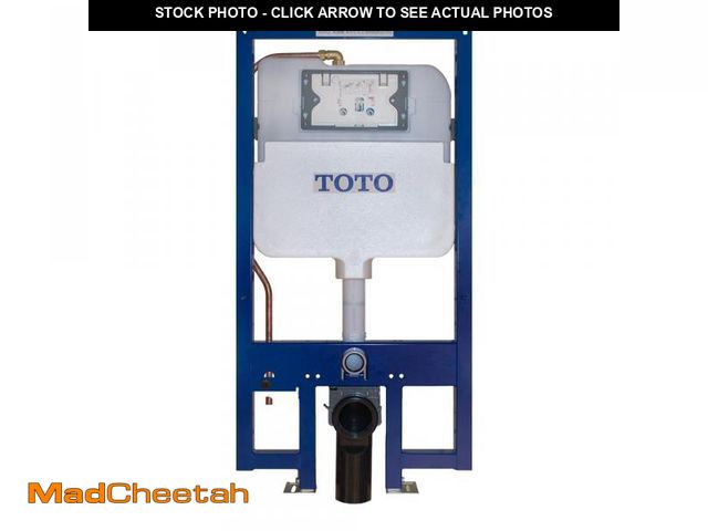 Lot 74-12395153 - TOTO WT173M 1.28 GPF Dual Flush in-Wall Toilet Tank Only with Copper Supply Line Toilets and Bidets ...