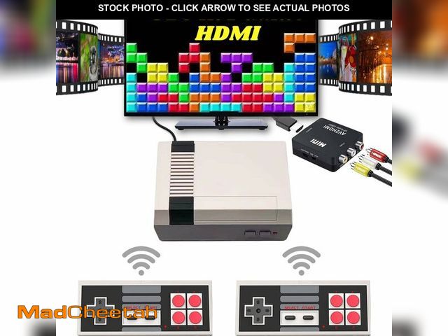 Lot 74-12705272 - Retro Game Console, Wireless Retro Gaming Console with Built-in 800 Games, AV and HDMI Output, Dual ...