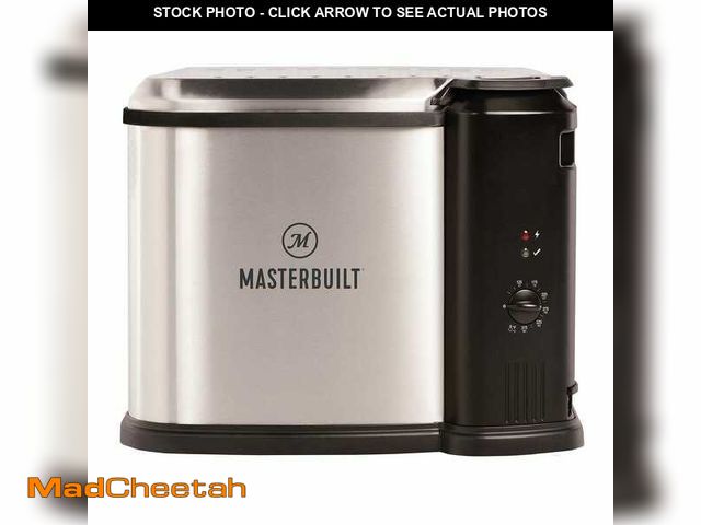 Lot 74-12746641 - Masterbuilt 10 Liter XL Electric Fryer, Boiler, Steamer in Silver - UNUSED