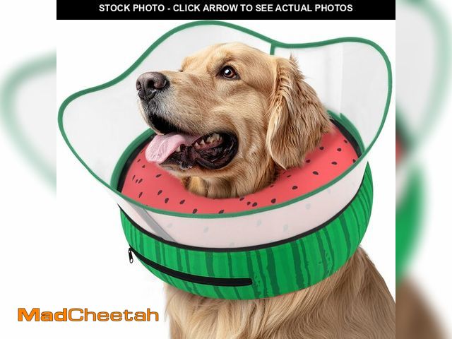 Lot 74-14213939 - Supet Raised Inflatable Dog Cone Collar to Stop Licking, Soft Dog Cone Alternative After Surgery, Pe...