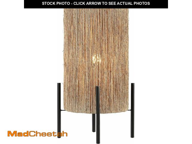 Lot 74-12695673 - JONATHAN Y JYL4043A Kai 16.5" Coastal Minimalist Rattan LED Table Lamp Modern Contemporary Bedside D...