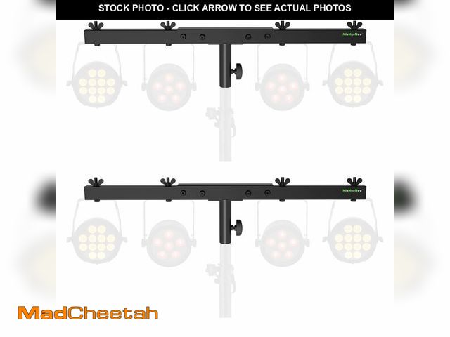 Lot 74-14429859 - NiuNyuNeu DJ Lighting T-Bar Extension Cross Bar Mount for Tripod Speaker Stand - UNUSED