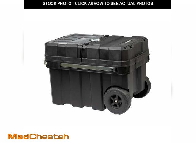 Lot 74-12556942 - HART 24in Rolling Tool Box, Portable Black Resin Toolbox - UNUSED
