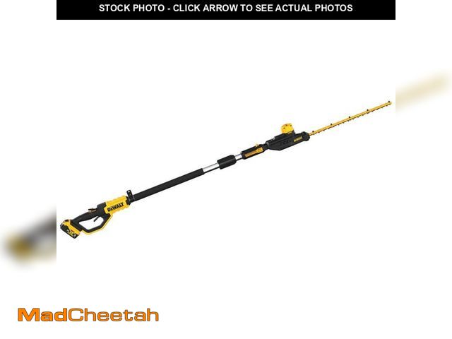 Lot 74-12793472 - DEWALT 20V MAX 22 in. Cordless Battery Powered Pole Hedge Trimmer Kit with (1) 4 Ah Battery &amp; Ch...