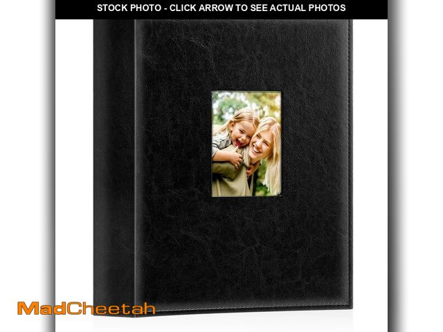 Lot 74-14274622 - Ywlake Photo Album 4x6 400 Pockets, Leather Photo Albums Holds 400 Vertical Pictures Only Black - UN...