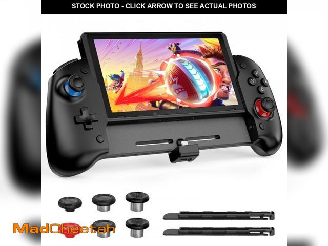Lot 74-12440102 - NexiGo Hall Effect Gripcon (No Drift, No Deadzone) with Hall Sensing Joystick for Nintendo Switch/Sw...