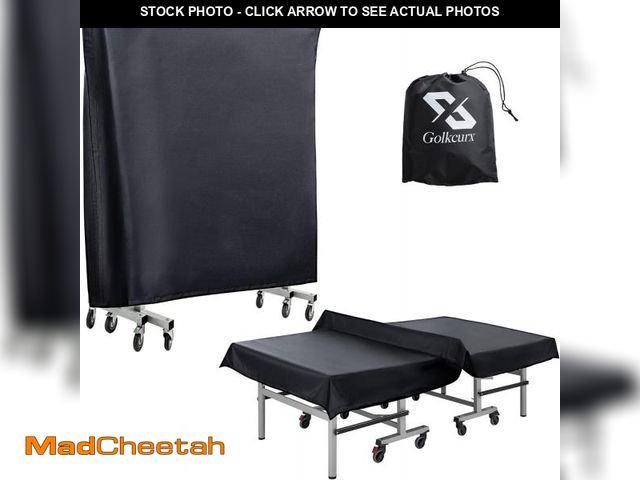 Lot 74-12326840 - Golkcurx Ping Pong Table Cover,Table Tennis Cover Waterproof Sunproof Indoor &amp; Outdoor Fits Univ...