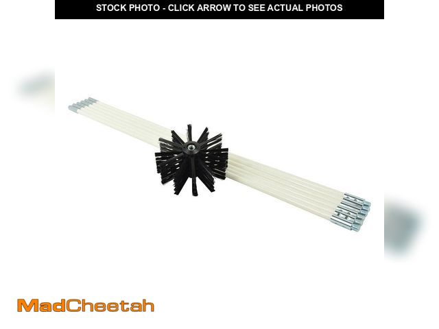 Lot 74-12675601 - Everbilt 12 ft. Extendable Drill-Powered Duct Lint Brush Dryer Vent Cleaning Kit - UNUSED