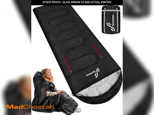 Lot 74-11556944 - Sportneer Sleeping Bag - Wearable for Adults &amp; Kids with Arm Zipper Holes in Cold &amp; Warm Wea...
