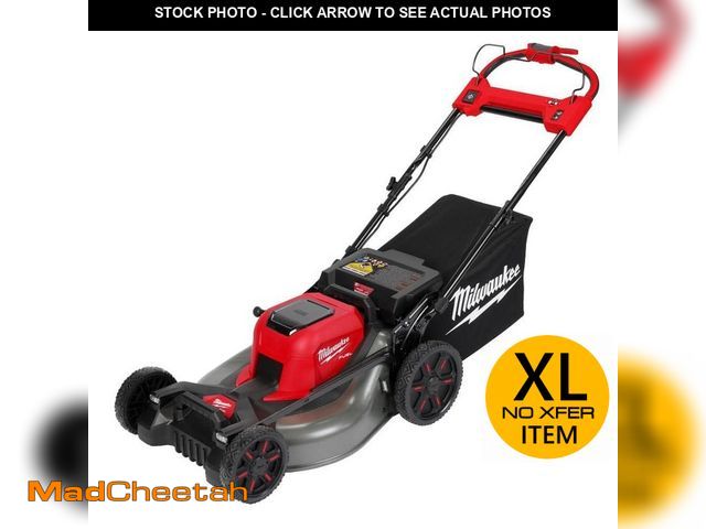 Lot 74-14450133 - Milwaukee M18 FUEL Brushless Cordless 21 in. Walk Behind Dual Battery Self-Propelled Mower (Tool-Onl...