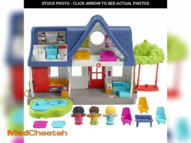 Lot 74-12760119 - (MISSING SMALL PIECES,FIGURES) Fisher-Price Little People Toddler Toy Friends Together Play House Pr...