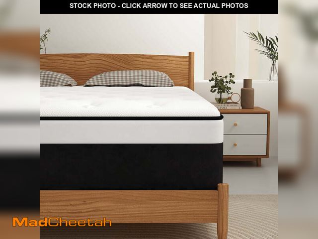 Lot 74-12645901 - Kviwasha 14 inch Queen Mattress, Gel Memory Foam &amp; Spring Hybrid Medium Comfort Mattress in a Bo...