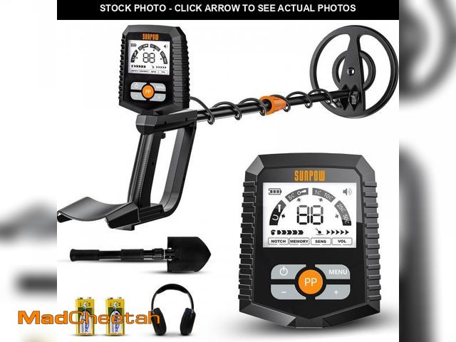 Lot 74-12313427 - SUNPOW Metal Detector for Adults &amp; Kids, Kids Metal Detector Waterproof for Gold Detecting, Stab...