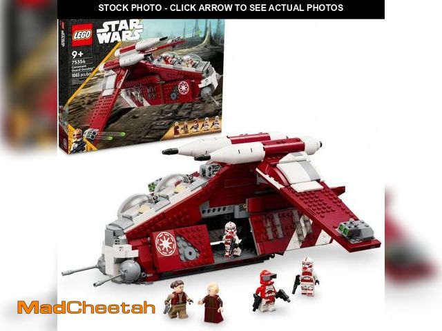 Lot 74-12475655 - LEGO Star Wars: The Clone Wars Coruscant Guard Gunship 75354 Buildable Star Wars Toy for 9 Year Olds...