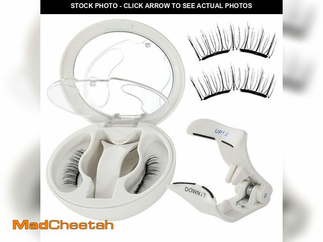 Lot 74-13960544 - FrisLead Soft Reusable Magnetic Eyelashes with Applicator, Natural Look False Magnetic Lashes, No Gl...