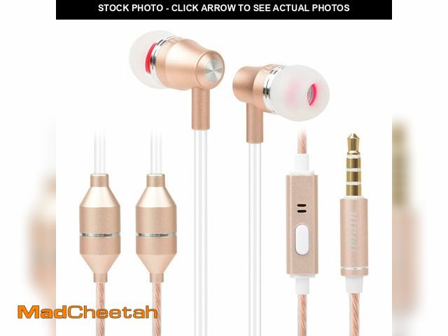 Lot 74-12437452 - ibrain Air Tube Headphones Air Tube Earbuds for Protection Airtube Headset with Microphone in Ear Ea...