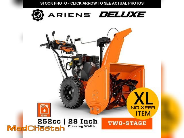 Lot 74-12851393 - Ariens Deluxe 28 in. 2-stage Self-Propelled Gas Snow Blower - UNUSED