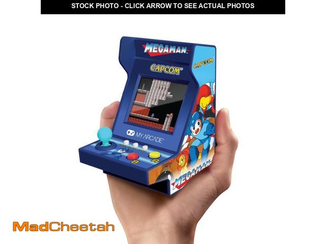 Lot 74-12118593 - MY ARCADE Mega-Man Pico Player: 3.7" Playable Portable Tiny Arcade Machine with 6 Retro Games, 2" Sc...