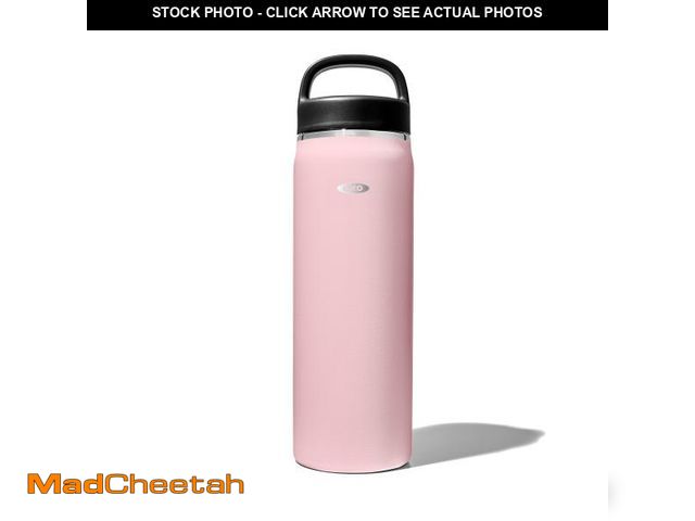 Lot 74-12527983 - OXO Strive 40 oz. Insulated Water Bottle with Handled Lid - Rose Quartz - UNUSED
