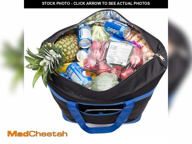 Lot 74-13709559 - Extra Large Insulated Cooler Bag with Hard Board Bottom. Heavy Duty Materials, Thick Insulation, Lar...