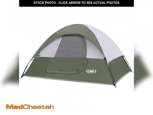 Lot 74-12434106 - Camping Tent 2 Person, Waterproof Windproof Tent with Rainfly Easy Set up-Portable Dome Tents for Ca...
