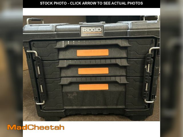 Lot 74-12888679 - Ridgid 2.0 Pro Gear System 22 In. 2 Plus 1 Drawers Modular Tool Box Storage - UNUSED