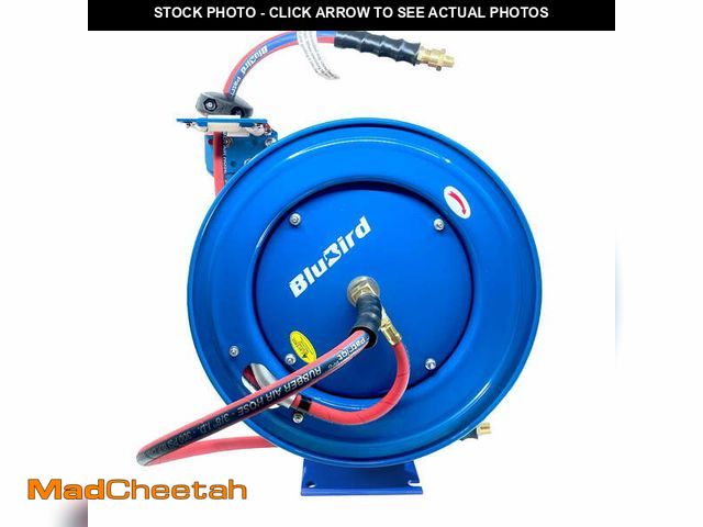 Lot 74-12556862 - BluBird Patriot Pro - 3/8"x 50' Air Hose Reel - UNUSED