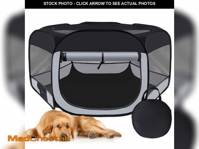 Lot 74-14266400 - Dog Cat Playpen,Portable Pet Puppy Playpen,Rabbit Puppy Dog Play Pen for Indoors,Dogs Tent for Indoo...