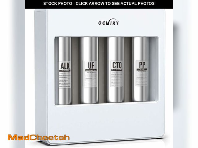Lot 74-12865783 - OEMIRY 0.01ÃÂ¼m Ultra Filtration Under Sink Water Filter, Tankless Alkaline Remineralization 4-Stag...