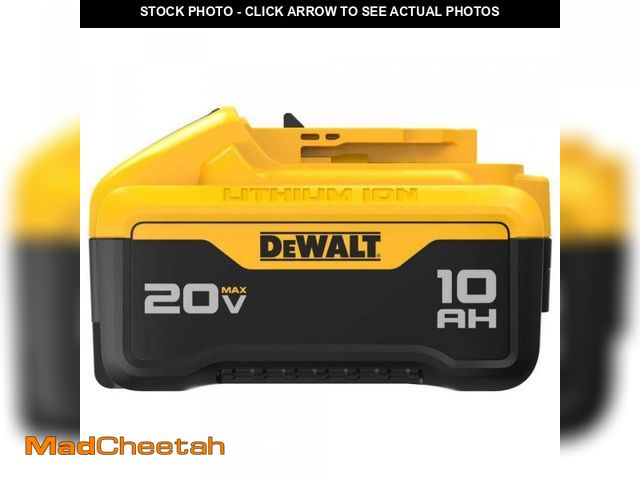 Lot 74-11825712 - DEWALT 20-Volt MAX lithium-ion 10.0 Ah battery-pack - USED