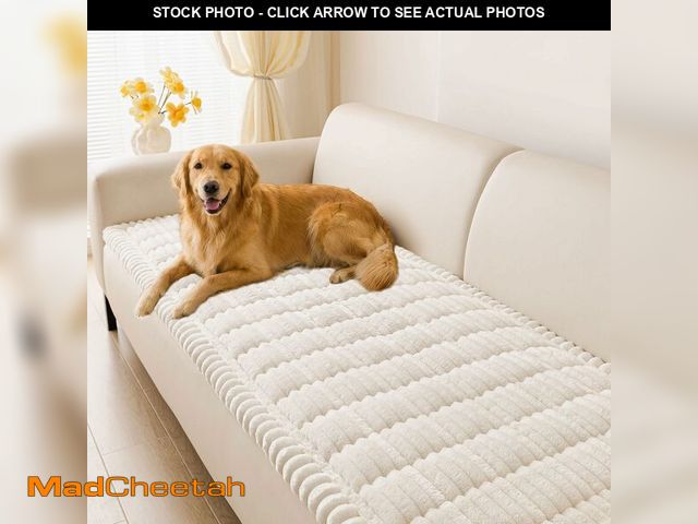 Lot 74-14298147 - hyha Couch Cover for Dogs Washable, Non Slip Thick Flannel Sofa Protector, Pet Friendly Plush Furnit...